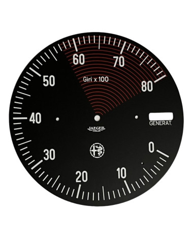 Façade de compte-tour Alfa Roméo Spider/Duetto/Veloce 220 km/h