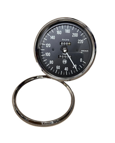 cerclage neuf chromé de compteur et compte-tours d'Alfa Roméo Duetto