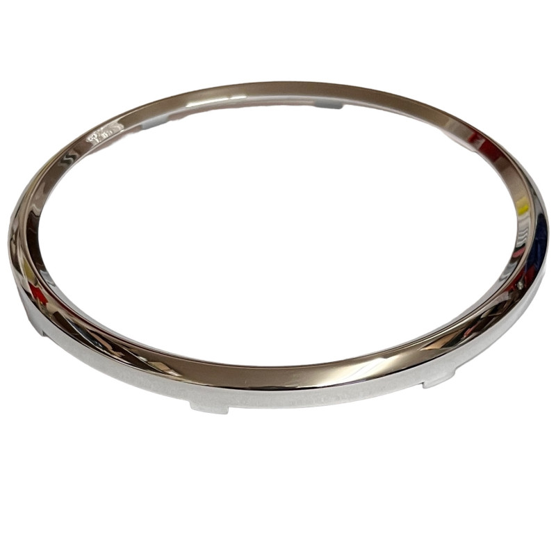 Cerclage chromé en V pour compteur et compte-tours diamètre 120 mm