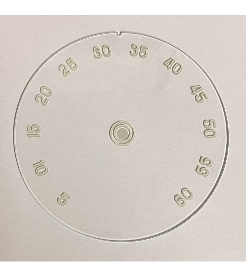 Verre compte tour de Delage 6000 tours