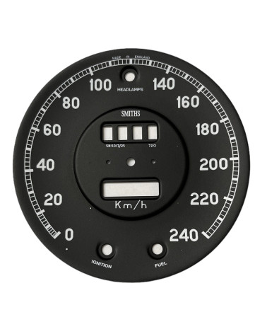 Fond de compteur pour Jaguar mk2