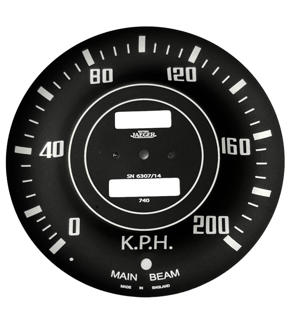 Fond de compteur pour TRIUMPH TR2 TR3
