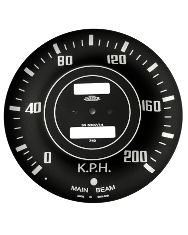 Fond de compteur pour TRIUMPH TR2 TR3