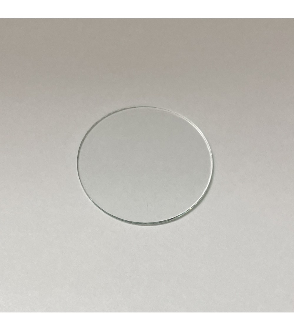 Verre rond diamètre 52 mm épaisseur 2 mm