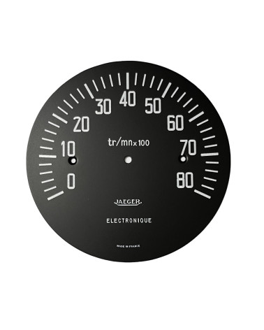 Façade de compte-tours optionnel JAEGER (R8 GORDINI)