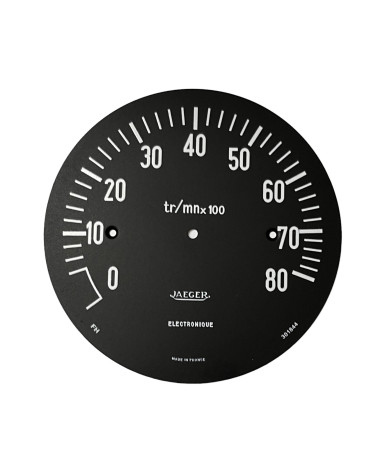 Façade de compte-tours optionnel JAEGER (R8 GORDINI)