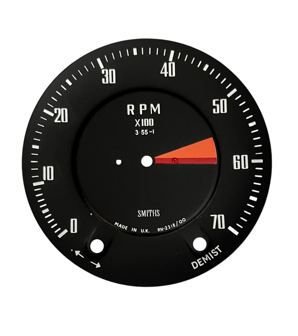 Triumph GT6 fond de compte-tours Smiths en échange standard