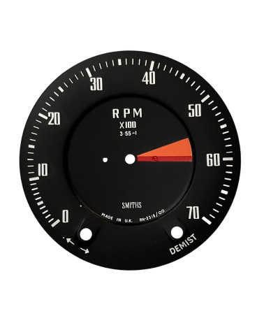 Triumph GT6 fond de compte-tours Smiths en échange standard