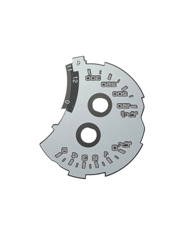 Porsche Boxster fond jaune de manomètres température  et pression d'huile version anglaise