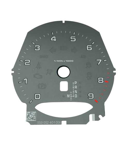 Cayman Porsche façade grise de compte-tours 9000 tours tiptronic version anglaise