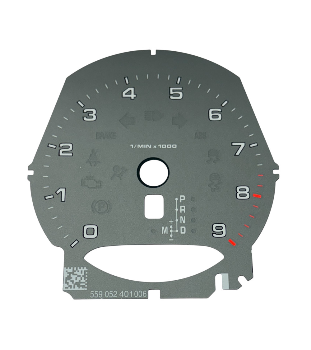 Cayman Porsche façade grise de compte-tours 9000 tours tiptronic version anglaise