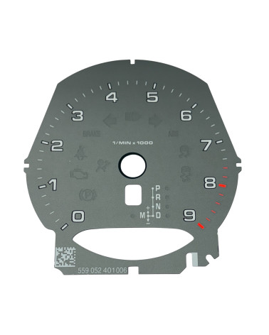 Cayman Porsche façade grise de compte-tours 9000 tours tiptronic version anglaise
