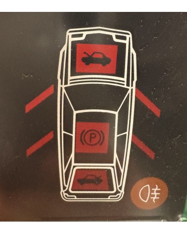 Témoin d'ouverture de porte de tableau de bord de Citroën BX 19 GT