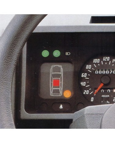Témoin d'ouverture de portière sur tableau de bord Jaeger de Citroën BX 19 GT