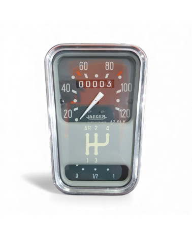 Plexiglass pour compteur trapézoïdal de MÉHARI ou 2CV