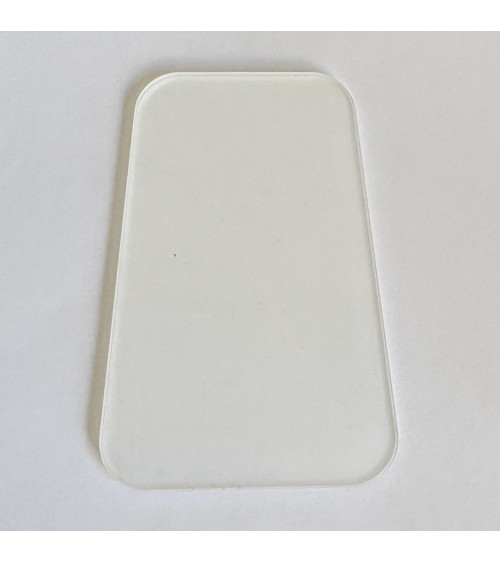 Plexiglass pour compteur trapézoïdal de MÉHARI ou 2CV