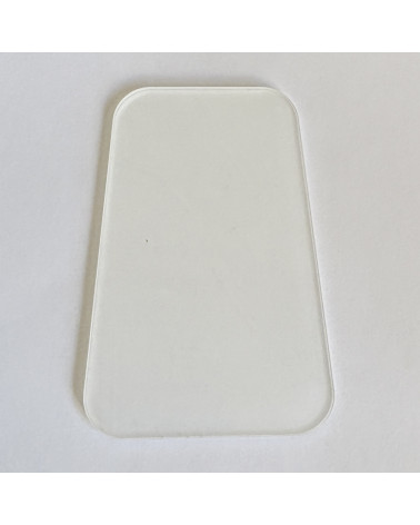 Plexiglass pour compteur trapézoïdal