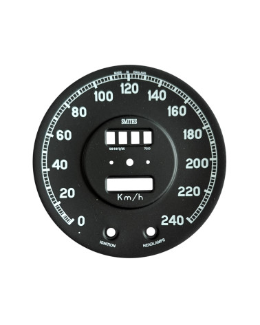 Fond de compteur pour Jaguar MK1 petites fenêtres
