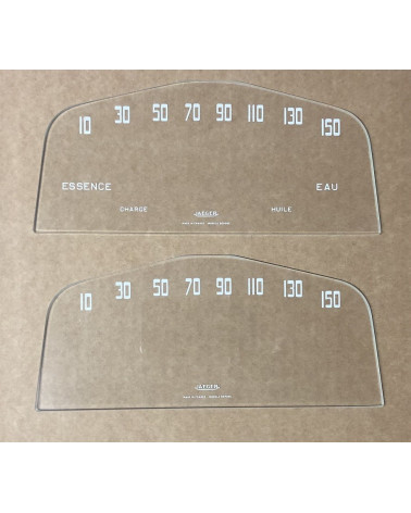 Compteur Dauphine 150 km/h avec manomètres